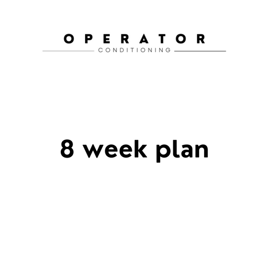 8 week plan